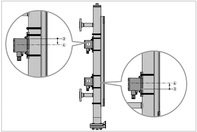 Switches de Nivel Magnético, Marca Krohne, Modelo MS40 para BM26 Series, Producto para Importación, Entrega 16-18 Semanas.